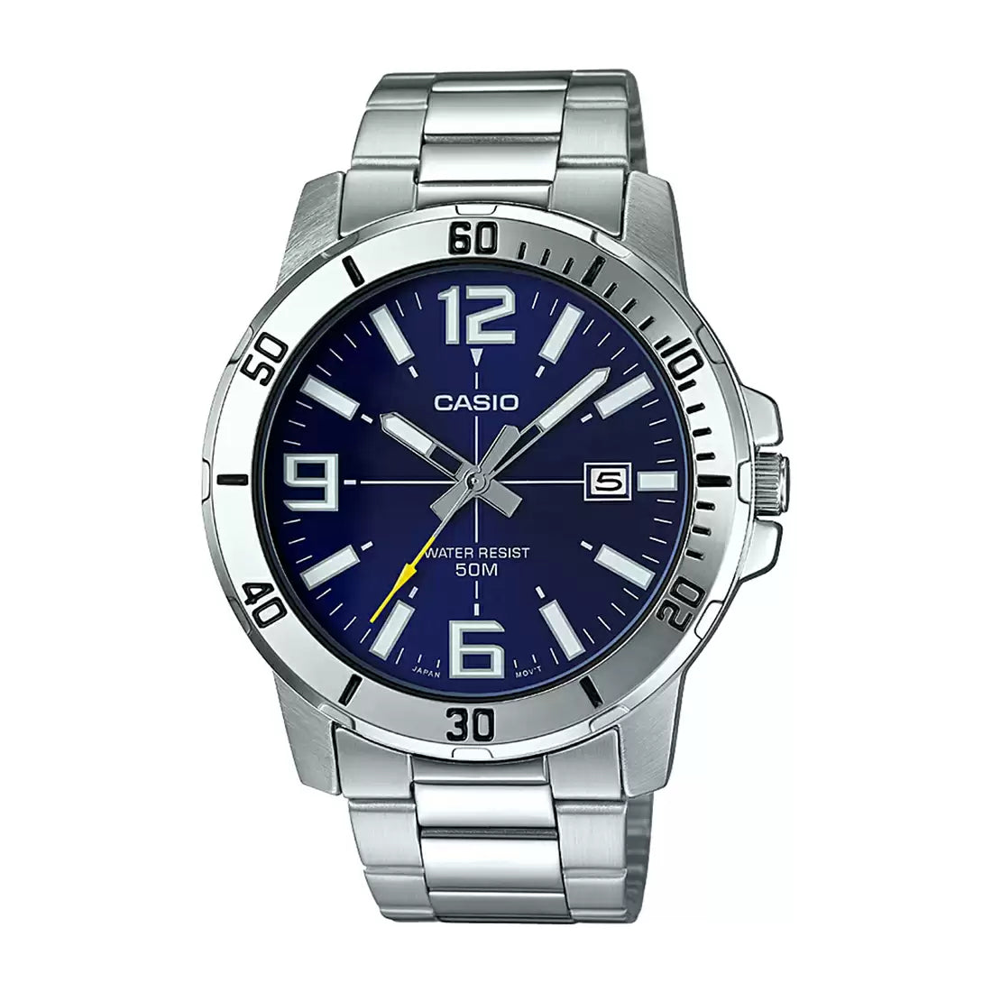 Casio ENTICER MEN MTP-VD01D-2BVUDF Blue Dial Watch - A1363