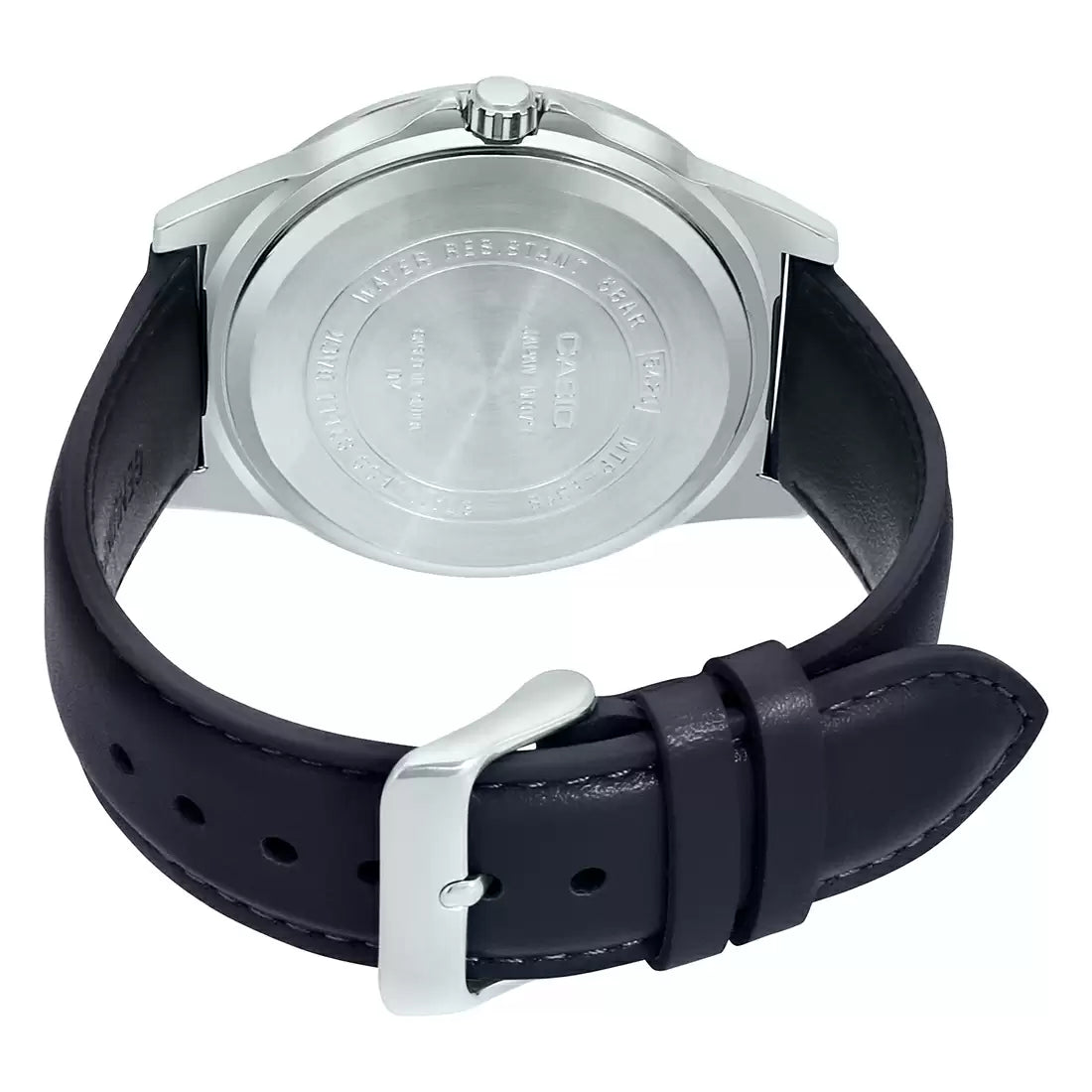 Casio ENTICER MEN MTP-E318L-1BVDF - A1526 Black Leather - Men's Watch