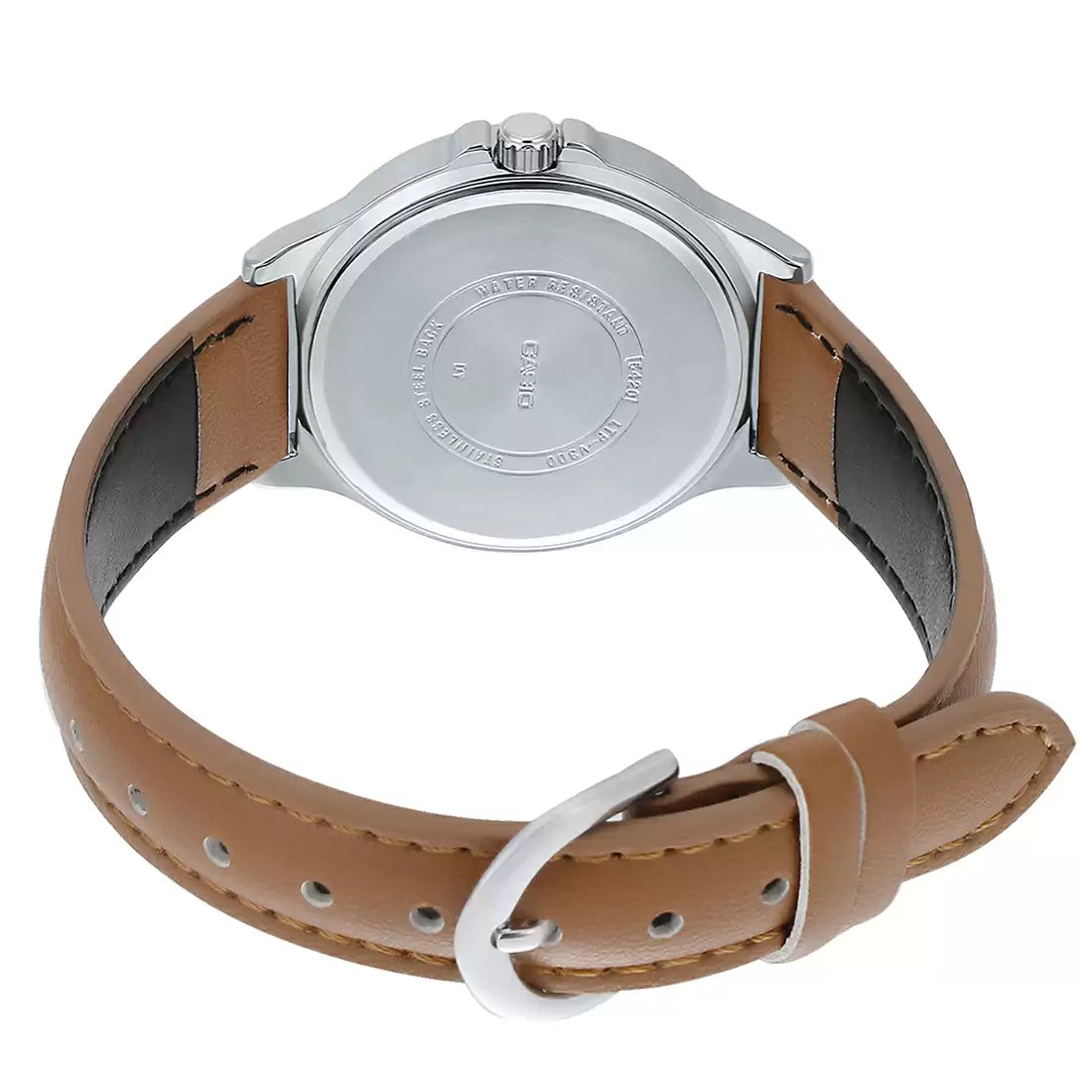 Casio ENTICER LADIES LTP-V300L-7A2UDF - A1703 Brown Multi-Dial - Women's Watch