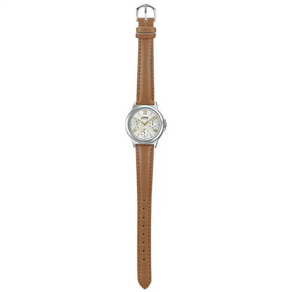 Casio ENTICER LADIES LTP-V300L-7A2UDF - A1703 Brown Multi-Dial - Women's Watch