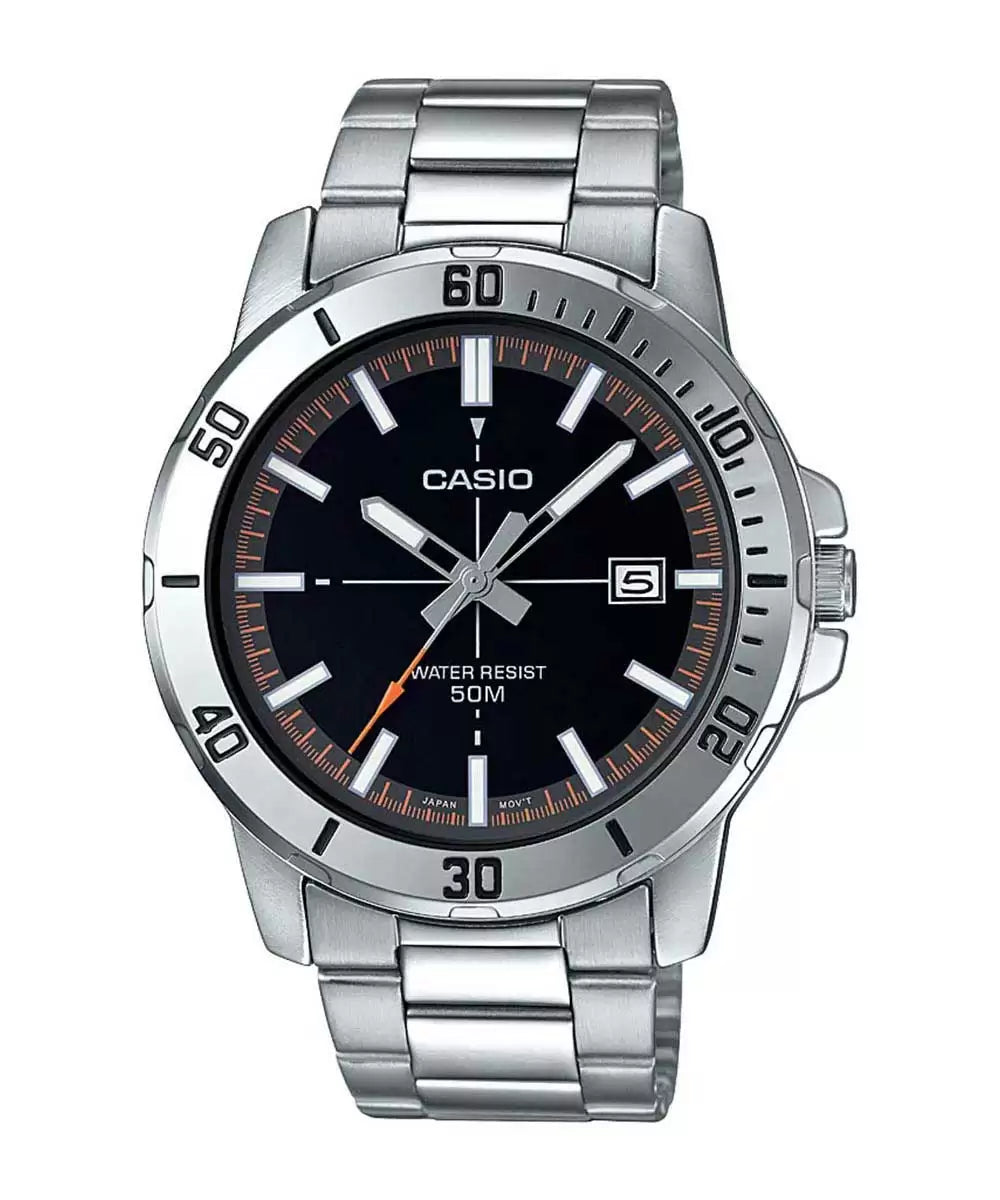 A1734 Casio | ENTICER MEN MTP-VD01D-1E2VUDF Silver Analog (Men)