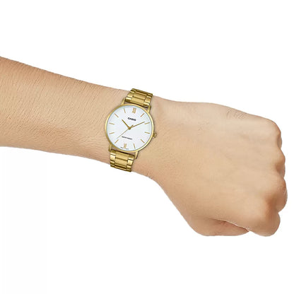 Casio ENTICER MEN MTP-VT01G-7BUDF - A1780 Gold Analog - Men's Watch