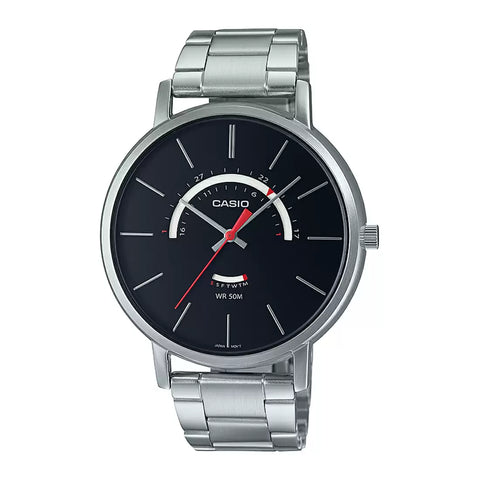 Casio ENTICER MEN MTP-B105D-1AVDF - A1877 Silver Analog - Men's Watch - Buy Now at Sai Creations Watches