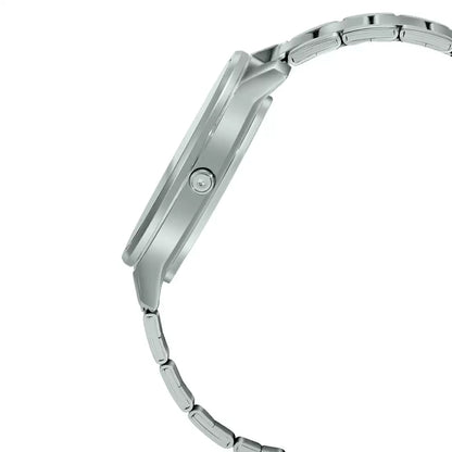 Casio ENTICER MEN MTP-B200D-7EDF - A1960 Silver Analog-Digital - Men's Watch