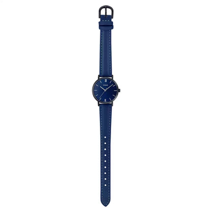 Casio ENTICER LADIES LTP-VT02BL-2AUDF - Blue Leather Analog Watch A2001