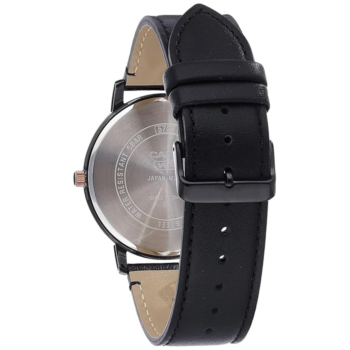 Casio MTP-B120BL-1AVDF A2043 Black Leather Men's Watch