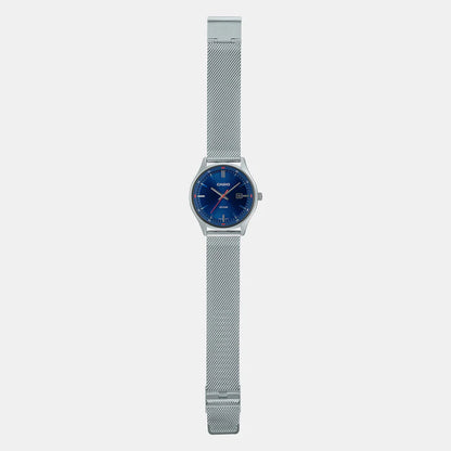 Casio Enticer Blue Men's Analog Stainless Steel Watch A2107 - MTP-E710M-2AVDF