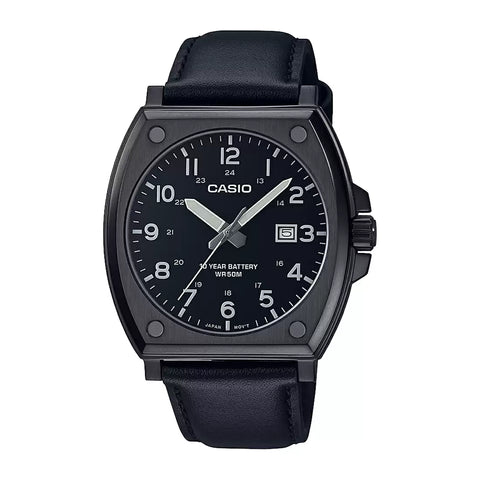 Casio ENTICER MEN MTD-E715L-1AVDF Black IP Watch - A2120 - Buy Now at Sai Creations Watches