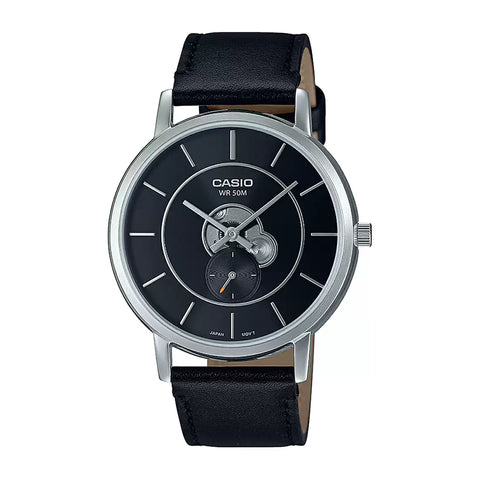 Casio ENTICER MEN MTP-B130L-1AVDF - A2130 Leather Band Men's Watch - Buy Now at Sai Creations Watches