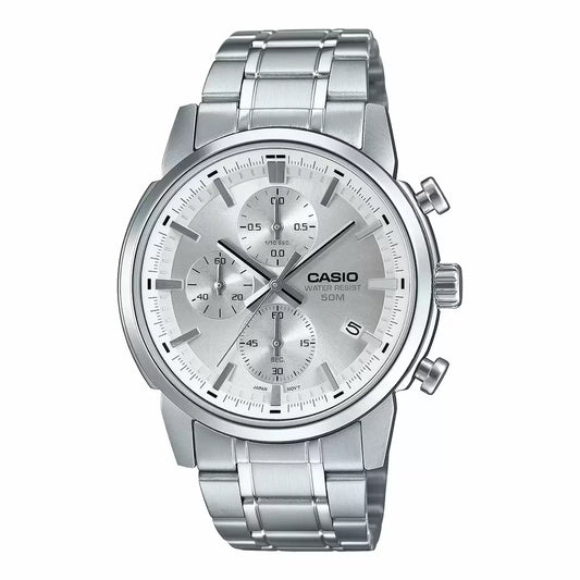 Casio ENTICER MEN MTP-E510D-7AVDF Silver Dial Analog Watch - A2305