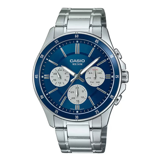 Casio ENTICER MEN  MTP-1374D-2A3VDF STANDARD ANALOG Watch A2346