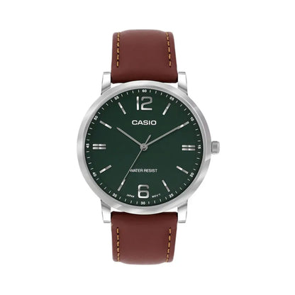 Casio MTP-SN5YL-3A Green Dial Analog Men's Watch A2438