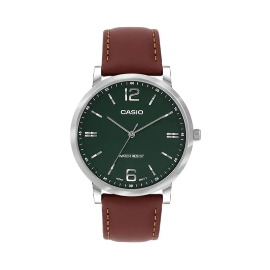 Casio MTP-SN5YL-3A Green Dial Analog Men's Watch A2438