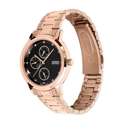 CASIO Quartz Black Dial Analog Watch For Women A2496