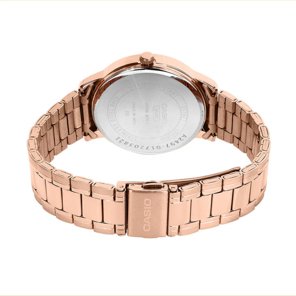 Casio ENTICER LADIES LTP-SN6KR-8A Analog Women's Watch A2497