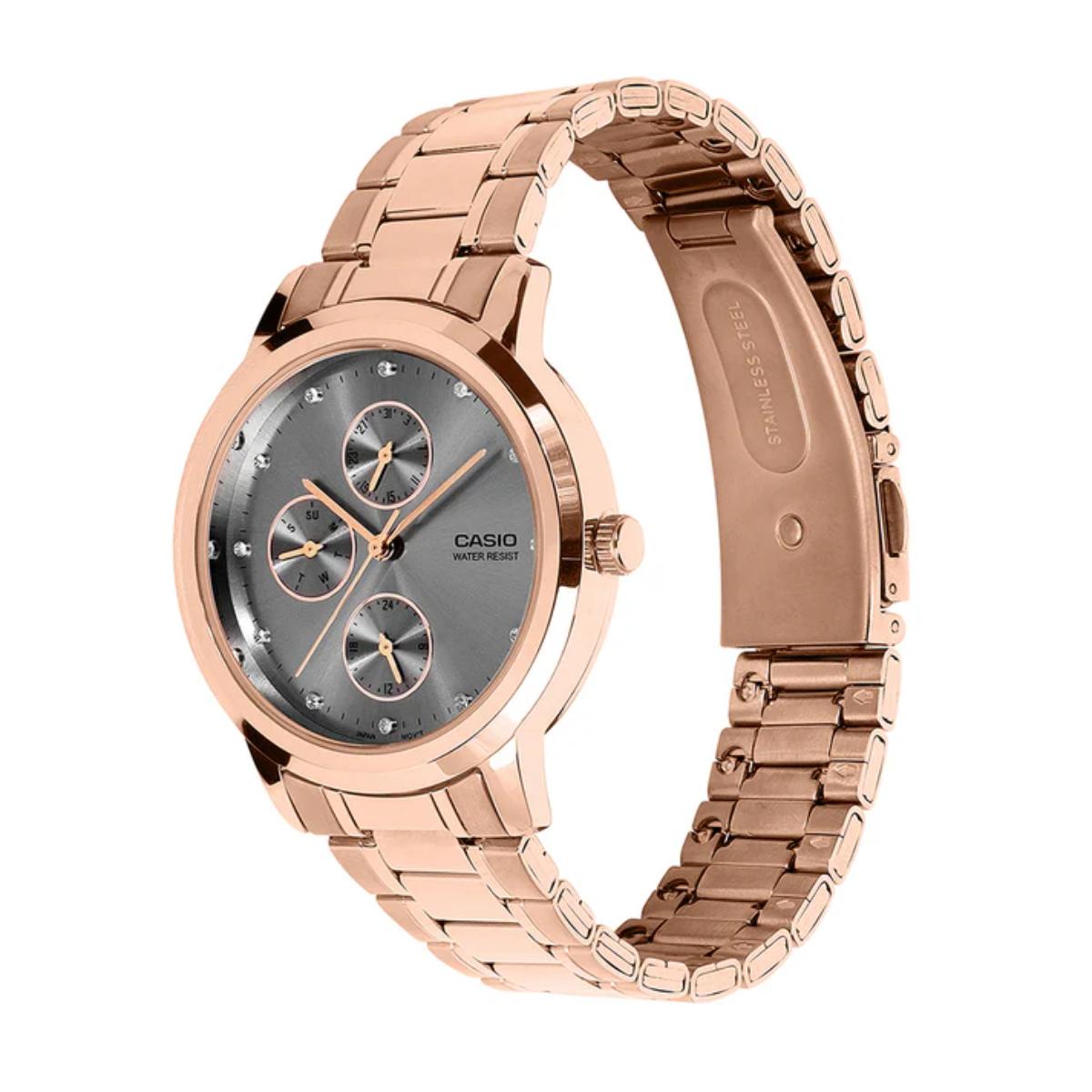 Casio ENTICER LADIES LTP-SN6KR-8A Analog Women's Watch A2497