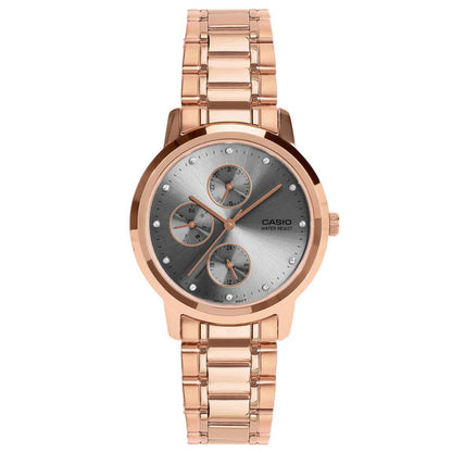 Casio ENTICER LADIES LTP-SN6KR-8A Analog Women's Watch A2497