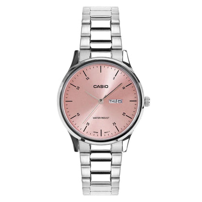 Casio Quartz Black Dial Analog Stainless Steel Women's Watch A2505