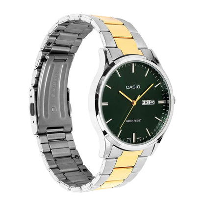 Casio ENTICER MEN MTP-SN8YSG-3B Green Dial Analog Watch A2518