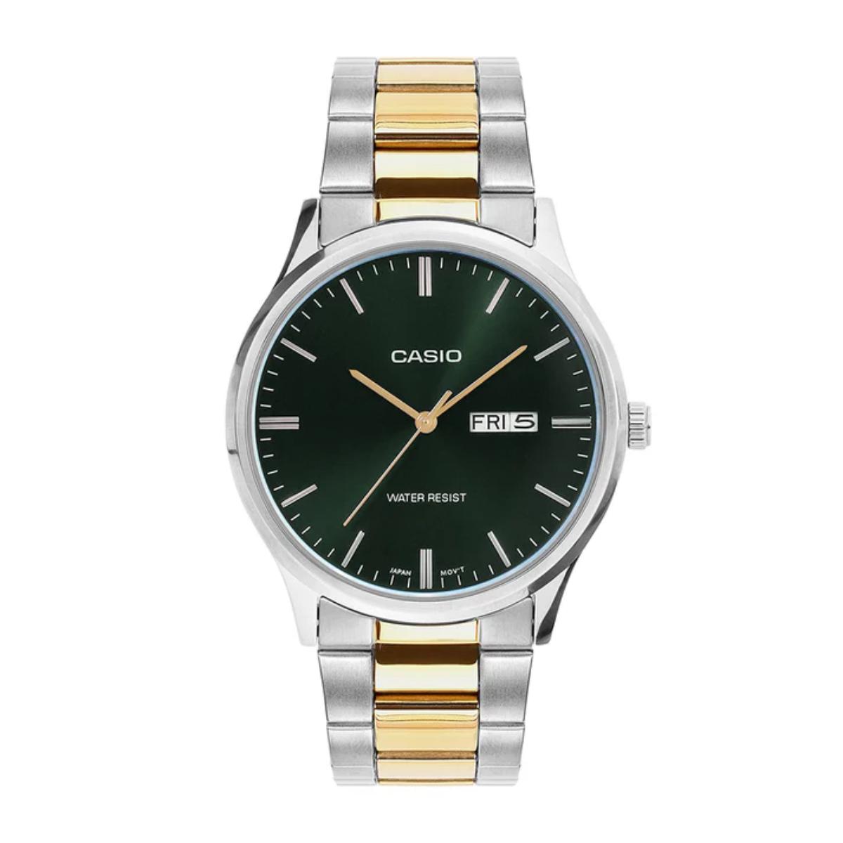 Casio ENTICER MEN MTP-SN8YSG-3B Green Dial Analog Watch A2518