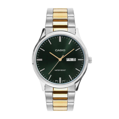 Casio ENTICER MEN MTP-SN8YSG-3B Green Dial Analog Watch A2518