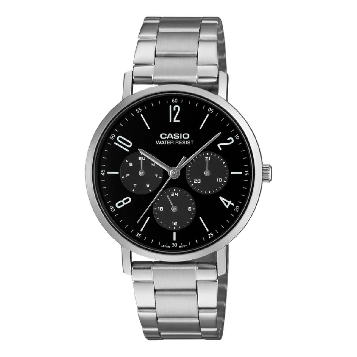 CASIO MTP-VT06D-1B Quartz Black Dial Analog Men's Watch A2568