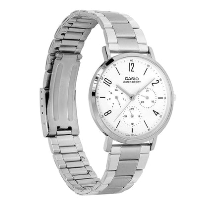 CASIO MTP-VT06D-7B White Dial Analog Stainless Steel Men's Watch A2569