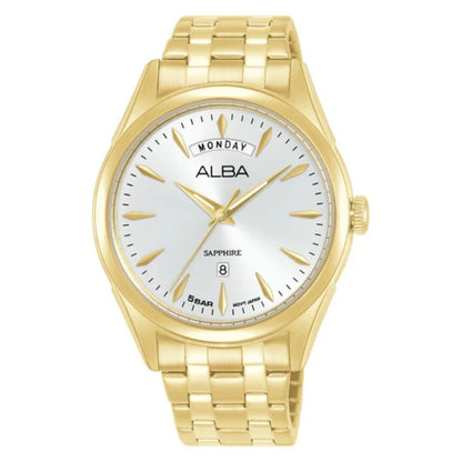 ALBA Prestige Quartz Silver Dial Analog Men's Watch A6B002X1
