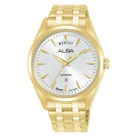 ALBA Prestige Quartz Silver Dial Analog Men's Watch A6B002X1