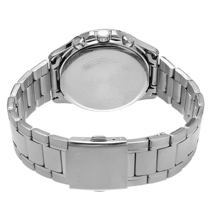 Casio ENTICER MEN MTP-1374D-1AVDF - A832 Silver Multi-Dial - Men's Watch