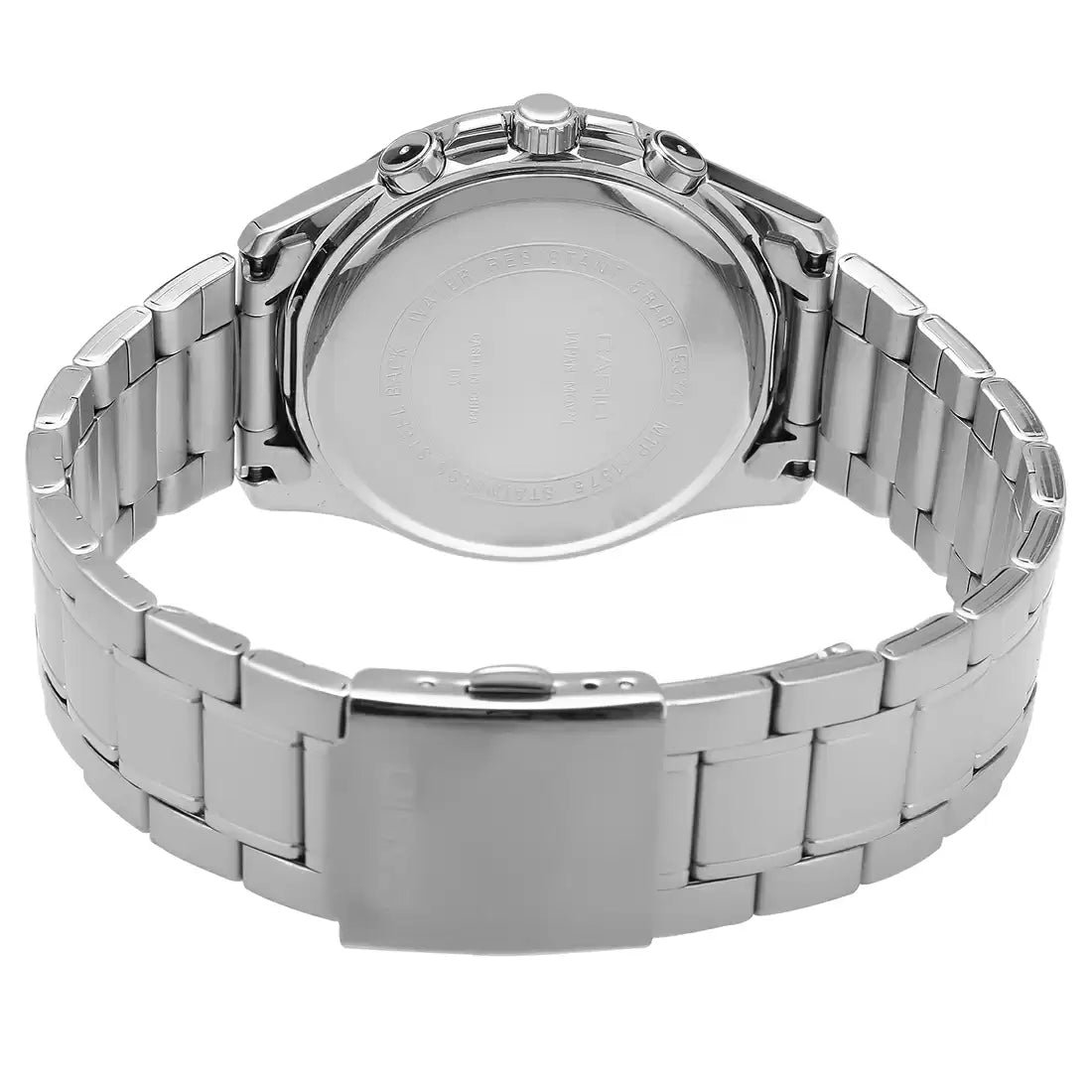 ENTICER MEN  MTP-1375D-7AVDF Silver Multi-Dial Watch A837