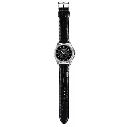 Casio ENTICER MEN MTP-1375L-1AVDF - A838 Black Leather - Men's Watch