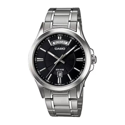 ENTICER MEN  MTP-1381D-1AVDF Silver Analog Watch A840