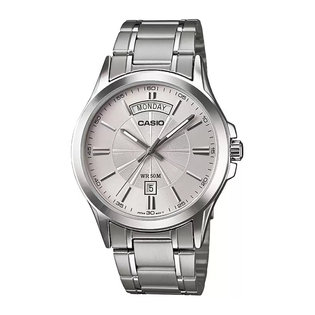 Casio ENTICER MEN MTP-1381D-7AVDF - A841 Silver Analog - Men's Watch