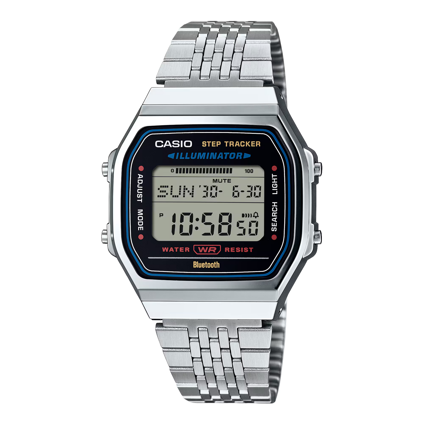 Casio VINTAGE ABL-100WE-1A Digital Watch with World Time - D365