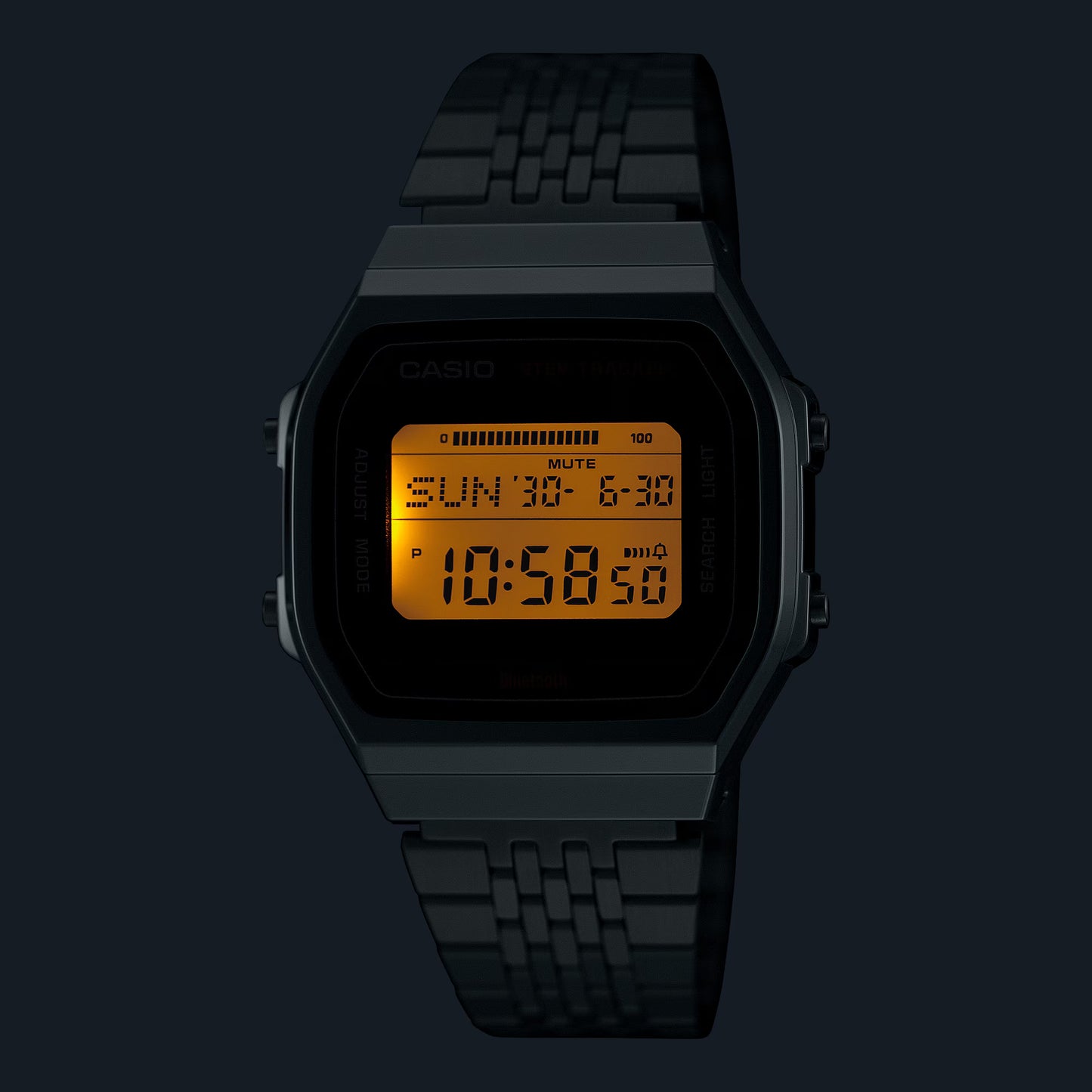 Casio VINTAGE ABL-100WE-1A Digital Watch with World Time - D365