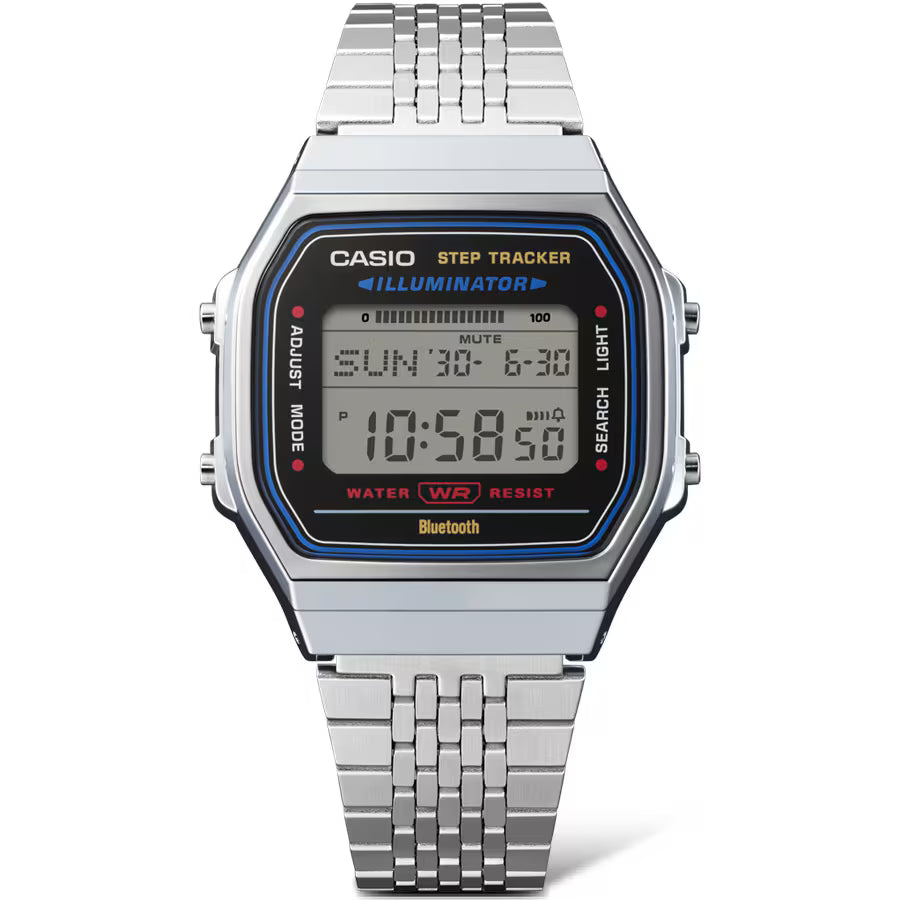 Casio VINTAGE ABL-100WE-1A Digital Watch with World Time - D365
