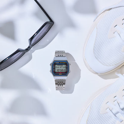 Casio VINTAGE ABL-100WE-1A Digital Watch with World Time - D365