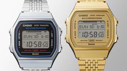Casio VINTAGE ABL-100WE-1A Digital Watch with World Time - D365