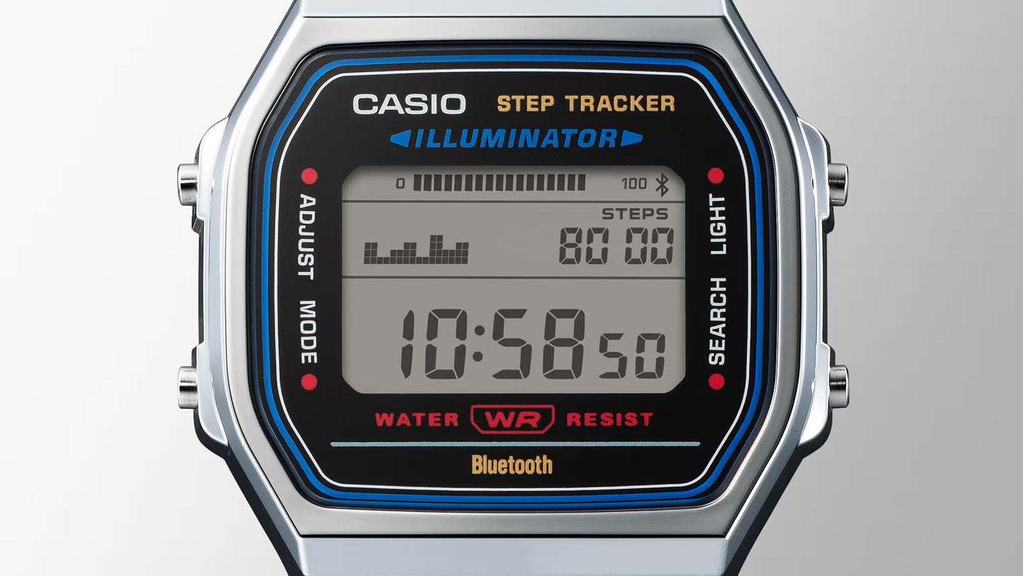 Casio VINTAGE ABL-100WE-1A Digital Watch with World Time - D365