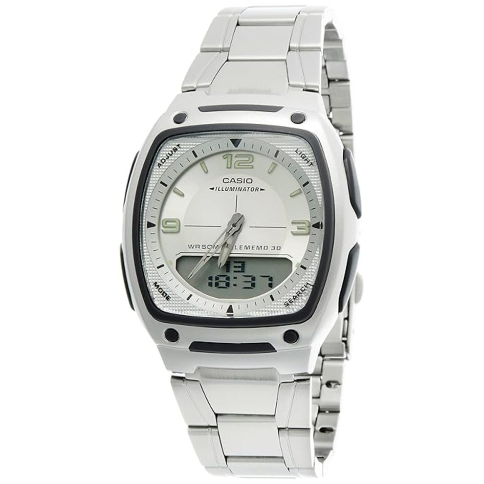 Casio Youth Series Analog-Digital White Dial Men's Watch - AW-81D-7AVD ...