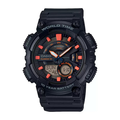 Casio YOUTH AEQ-110W-1A2VDF - AD221 Black Analog-Digital - Men's Watch