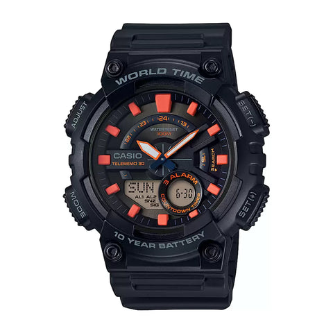Casio YOUTH AEQ-110W-1A2VDF - AD221 Black Analog-Digital - Men's Watch - Buy Now at Sai Creations Watches