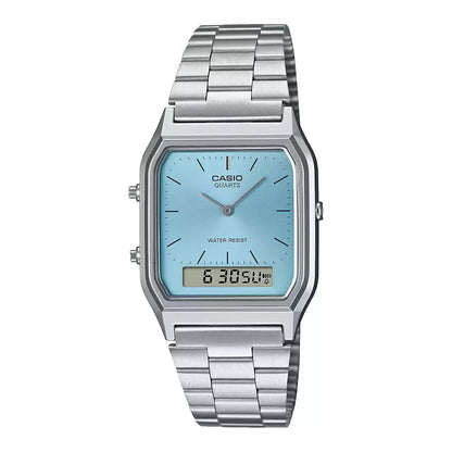 Casio VINTAGE COLLECTION AQ-230A-2A1MQYDF - AD270 Grey Analog-Digital - Unisex Watch