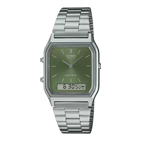 Casio Vintage AQ-230A-3AMQYDF Analog-Digital Watch - AD278 - Buy Now at Sai Creations Watches