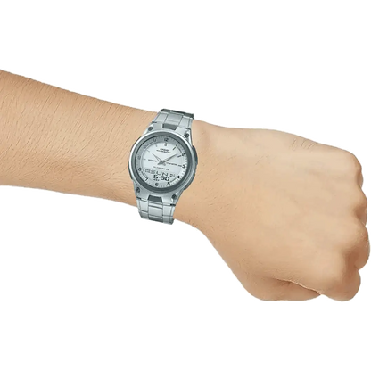 Casio AW-80D-7AVDF AD62 Youth Series Analog-Digital White Dial Men's Watch