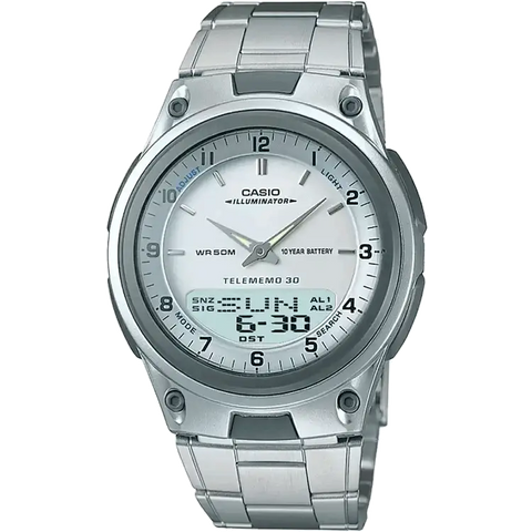 Casio AW-80D-7AVDF AD62 Youth Series Analog-Digital White Dial Men's Watch - Buy Now at Sai Creations Watches