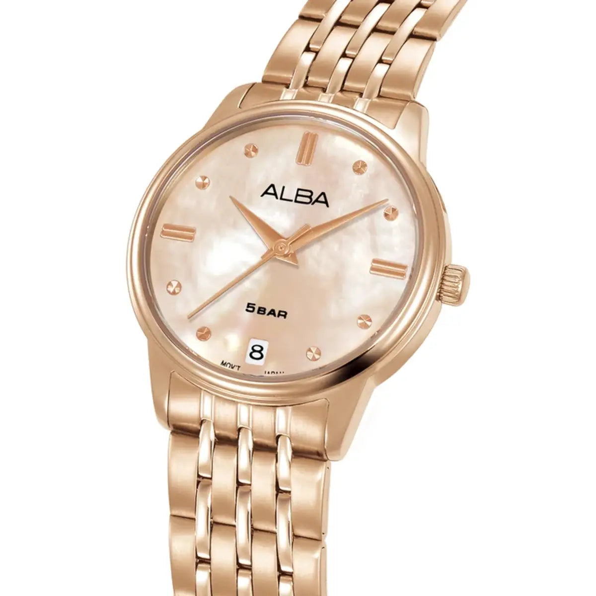 ALBA Active Quartz Mother Of Pearl Dial Analog Women's Watch AG8Q72X1