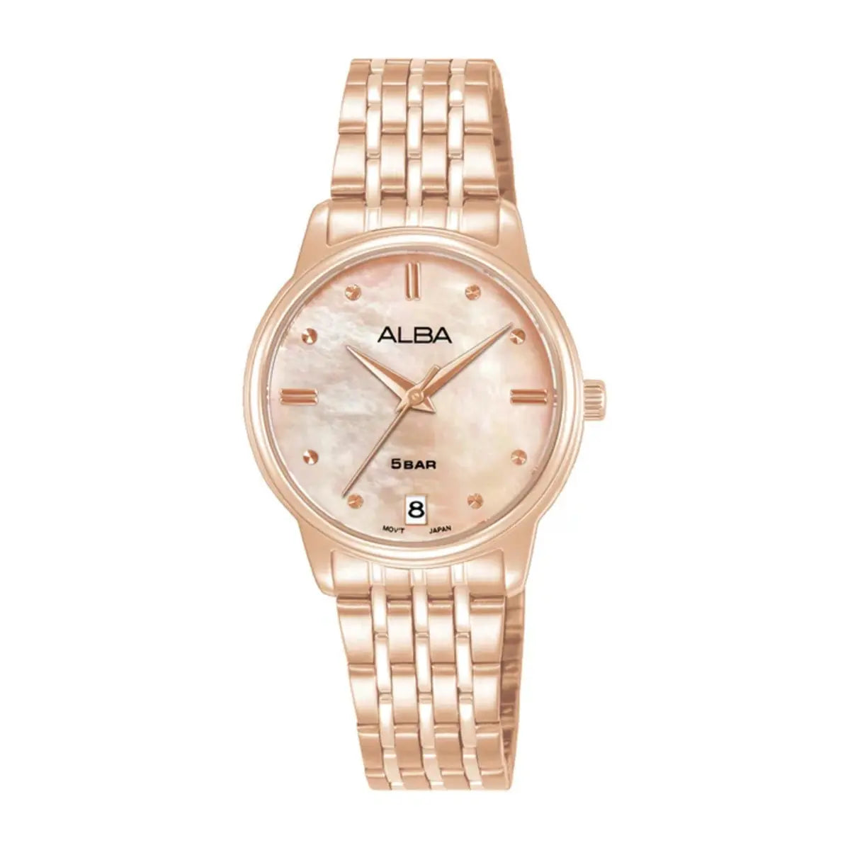 ALBA Active Quartz Mother Of Pearl Dial Analog Women's Watch AG8Q72X1