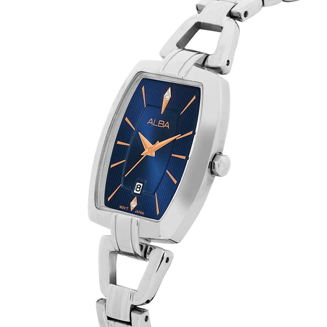 ALBA Midnight Blue Ornate Ladies Watch - AH7AU7X1